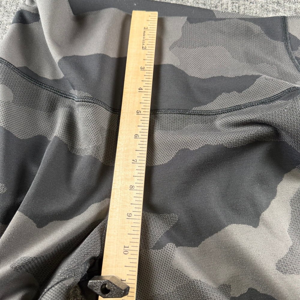 Aerie Chill Play Move Leggings Womens Large Gray Camo High Waisted Mesh L - Picture 3 of 8